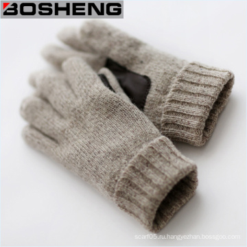 Теплые зимние трикотажные перчатки с мужчинами и женщинами